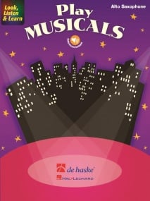 Look, Listen & Learn - Play Musicals for Alto Saxophone published by De Haske (Book/Online Audio)